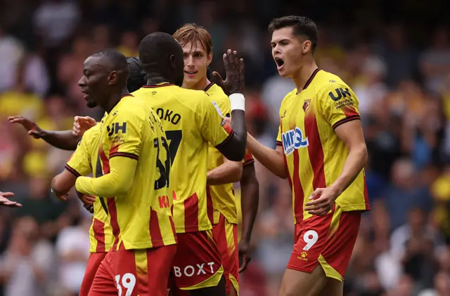 Watford celebrate