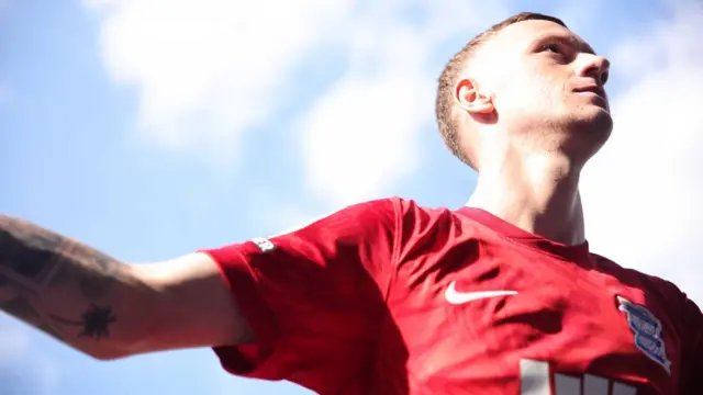 Jay Stansfield celebrates