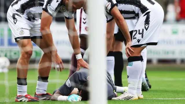 St Mirren goalkeeper Shamal George