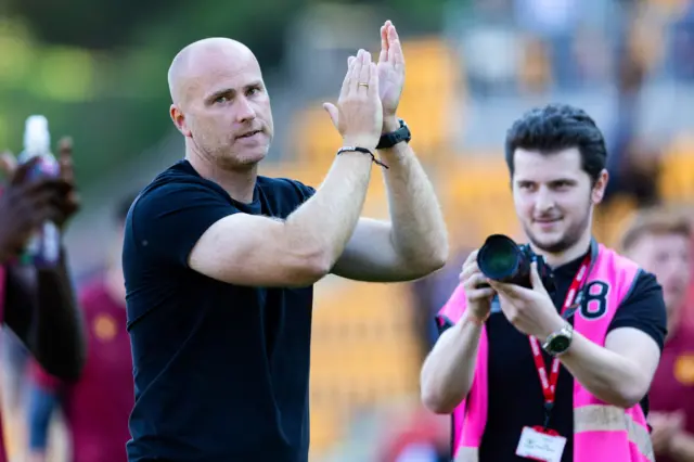 Motherwell manager Jens Berthel Askou