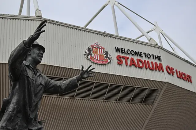 Exterior picture of the Stadium of Light