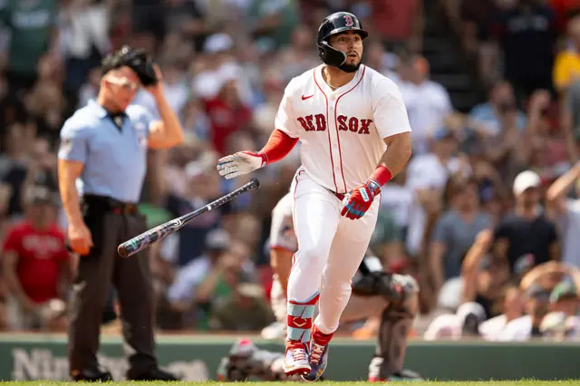 Wilyer Abreu #52 of the Boston Red Sox