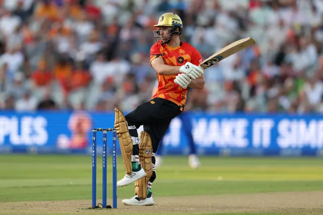 Joe Clarke of Birmingham Phoenix bats