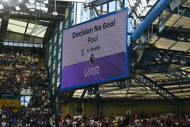 The board confirms the VAR decision to rule