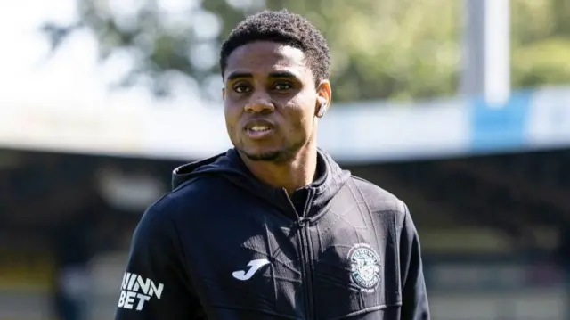Thibault Klidje makes his first start for Hibs today