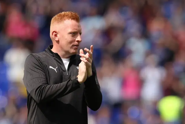 Southampton manager Will Still applauds the fans