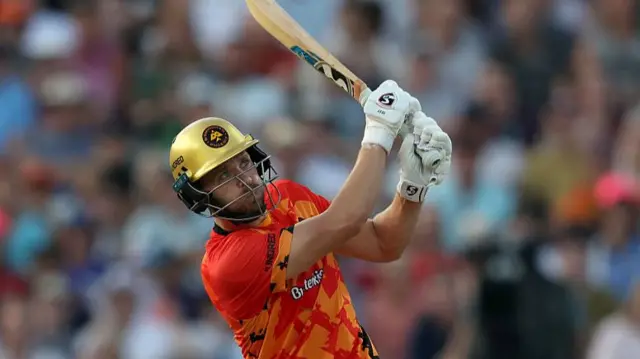 Joe Clarke of Birmingham Phoenix bats