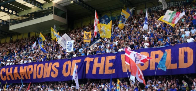 Cheslea fans in the stands