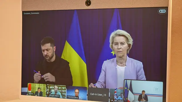 Coalition of the willing on a computer screen