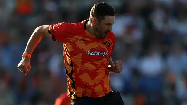 Chris Wood of Birmingham Phoenix celebrates