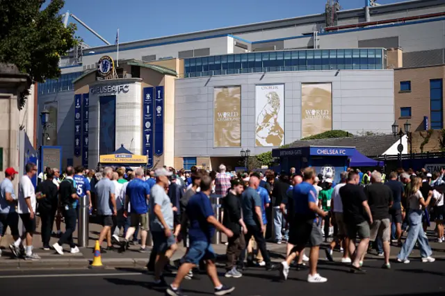 General view outside the stadium