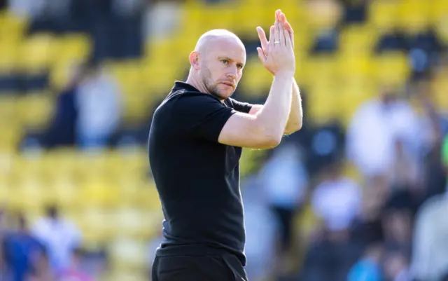 Hibernian head coach David Gray
