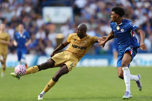 Jean-Philippe Mateta of Crystal Palace shoots