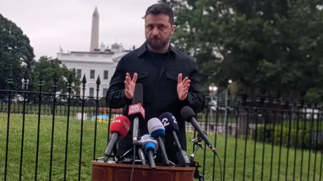 Zelensky at the White House