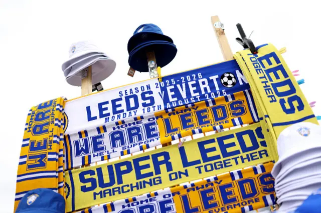 Leeds merchandise stall