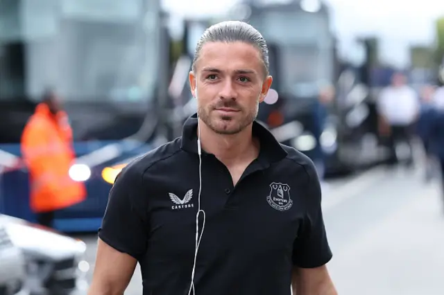 Jack Grealish of Everton arrives
