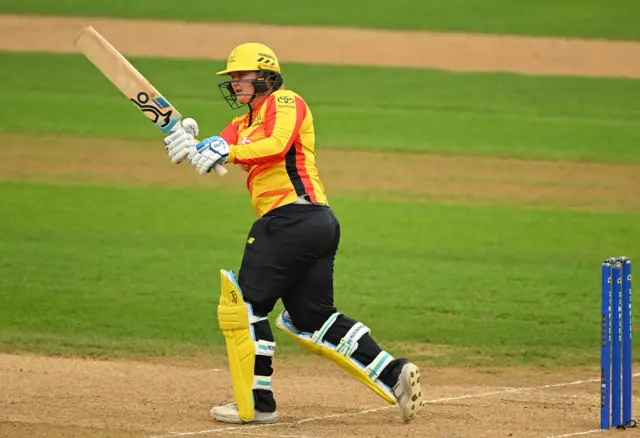 Bryony Smith plays a shot