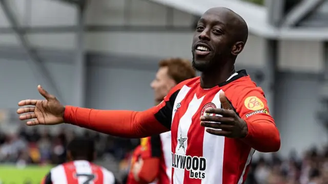 Brentford forward Yoane Wissa
