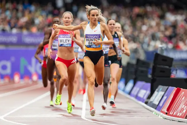 Georgia Hunter Bell wins the London Diamond League