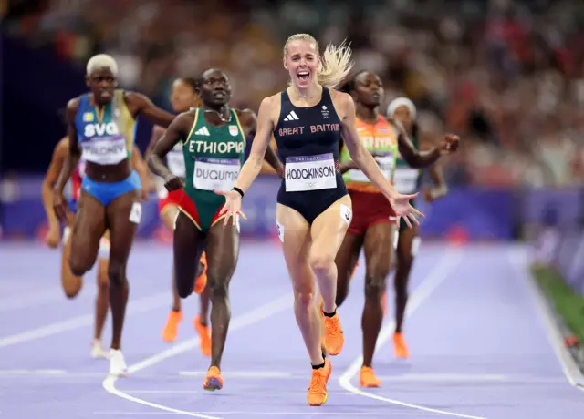 Keely Hodgkinson wins Olympic gold