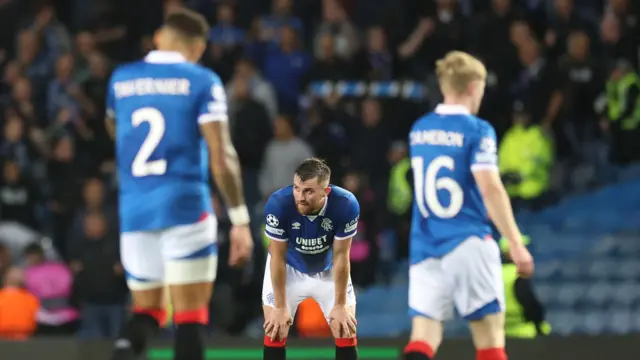 John Souttar looks dejected