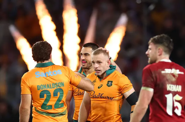 Max Jorgensen of the Wallabies