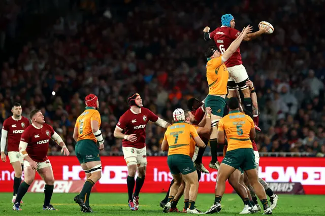 Tadhg Beirne of the British and Irish Lions