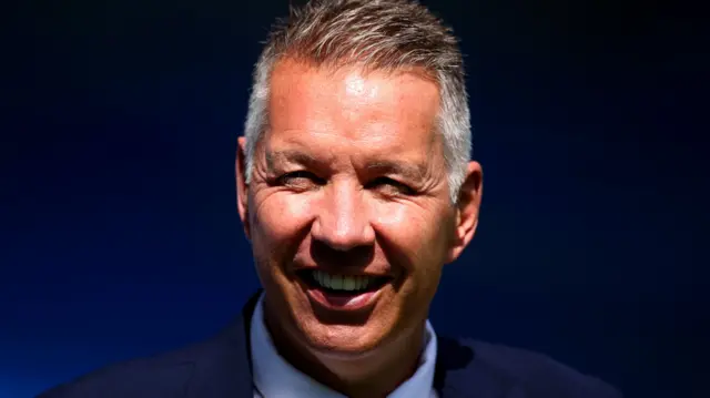 Darren Ferguson smiling