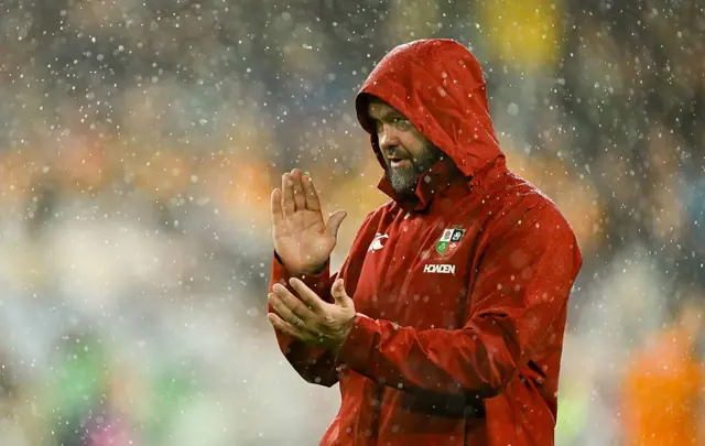 British & Irish Lions head coach Andy Farrell