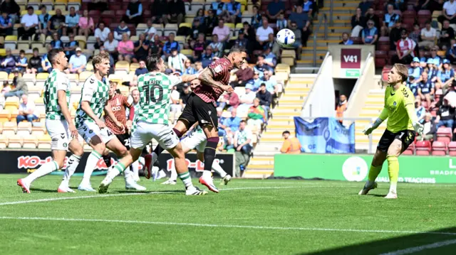 Antoni Sarcevic scores for Bradford