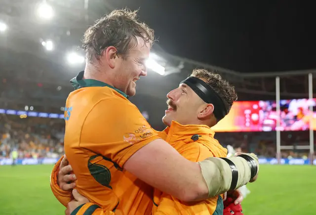 Nic White hugged