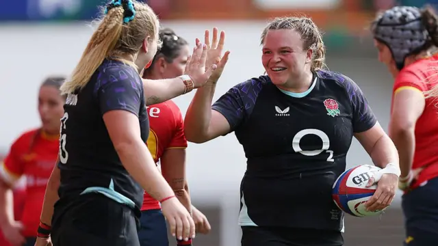 England 83-7 Spain