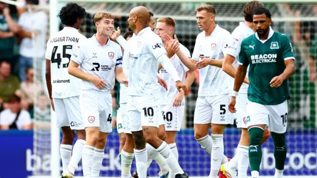 Barnsley celebrate goal