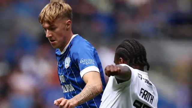 Cardiff v Peterborough match action
