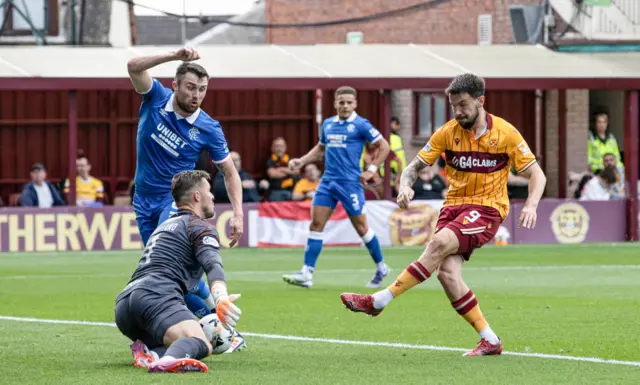 Motherwell 0-1 Rangers