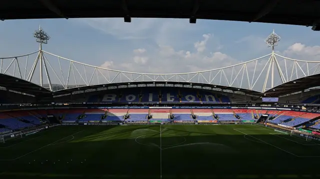 A general view of Bolton's Toughsheet Community Stadium