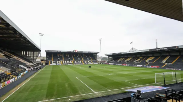 A general view of Meadow Lane, home of Notts County