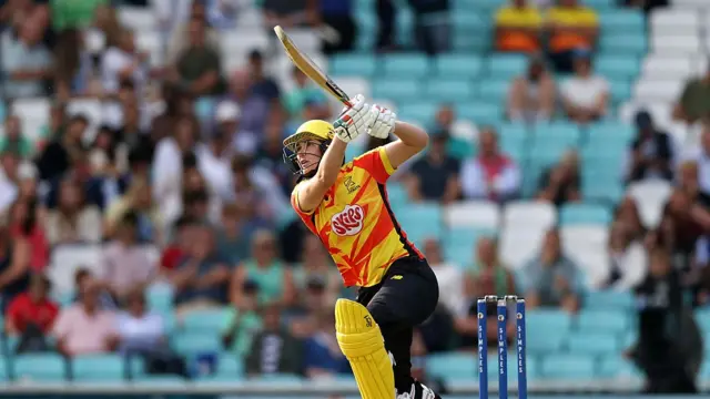 Nat Sciver-Brunt of Trent Rockets