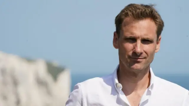 Chris Philp, speaking to reporters near the White Cliffs of Dover earlier this month
