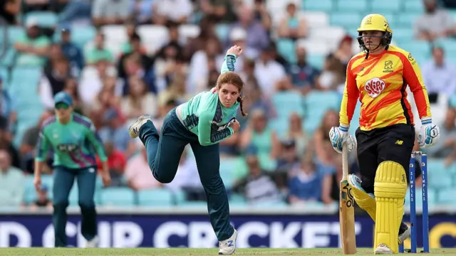 Kalea Moore of Oval Invincibles