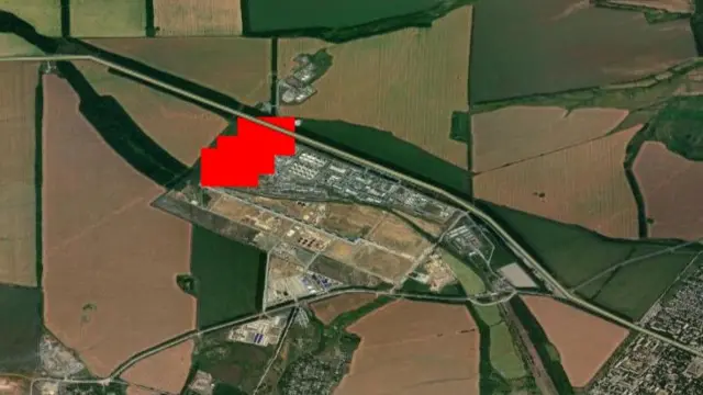 A screenshot shows Nasa's Firms satellite monitoring has picked up hotspots at the refinery.