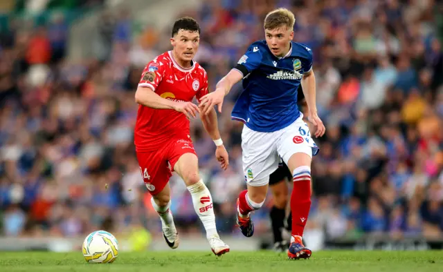 Matthew Orr in action against Shelbourne