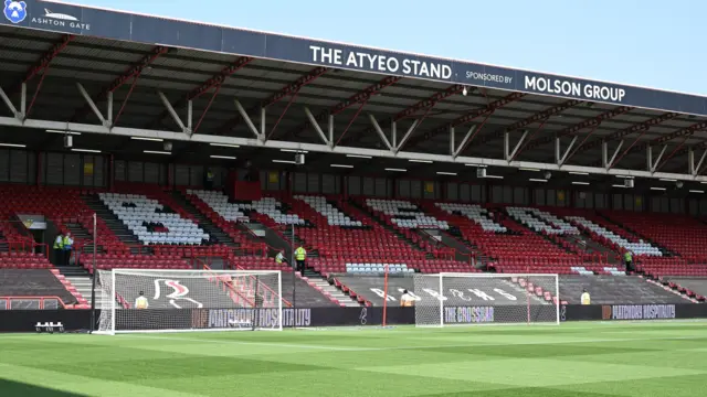 A view of Ashton Gate
