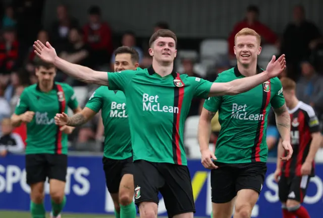 Jordan Jenkins celebrates