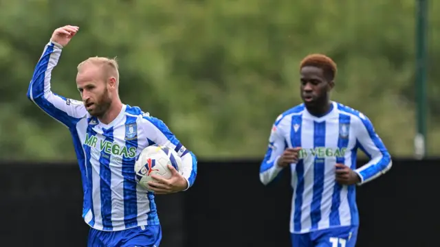 Barry Bannan celebrates for Sheffield Wednesday