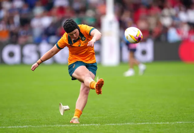 Samantha Wood kicking
