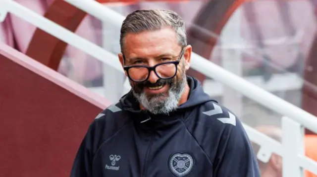 Hearts head coach Derek McInnes