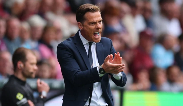 Burnley manager Scott Parker