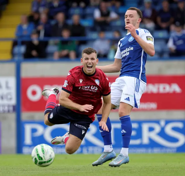 Action between Coleraine and Glenavon