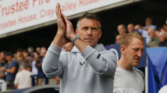 Rob Edwards applauds Middlesbrough fans